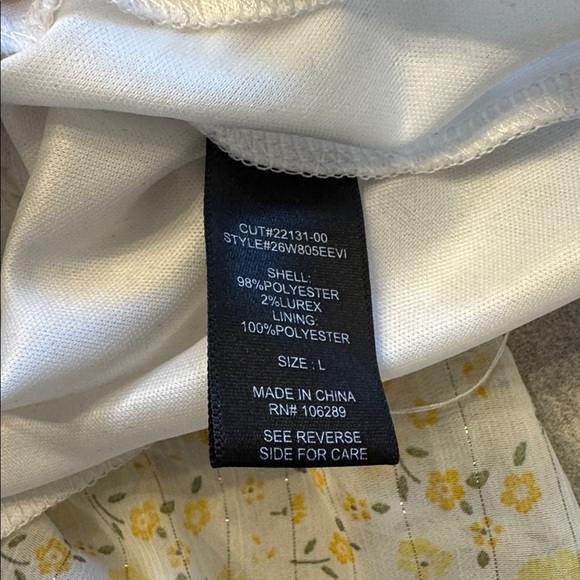 Trixxi Cream and Yellow Floral Mini Dress - Picture 12 of 12